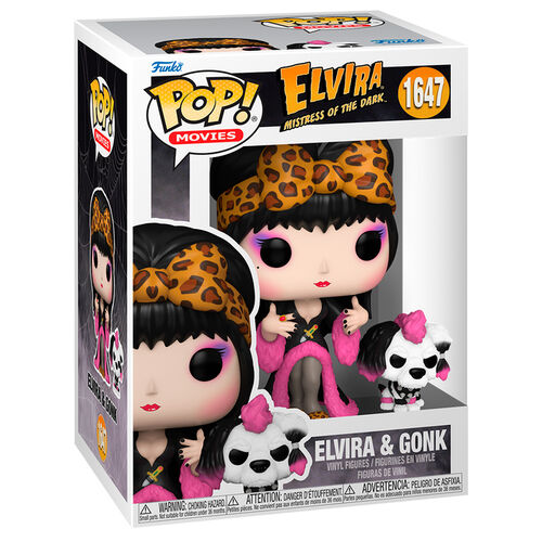 Funko POP! Movies Elvira Mistress Of The Dark Elvira & Gonk #1647