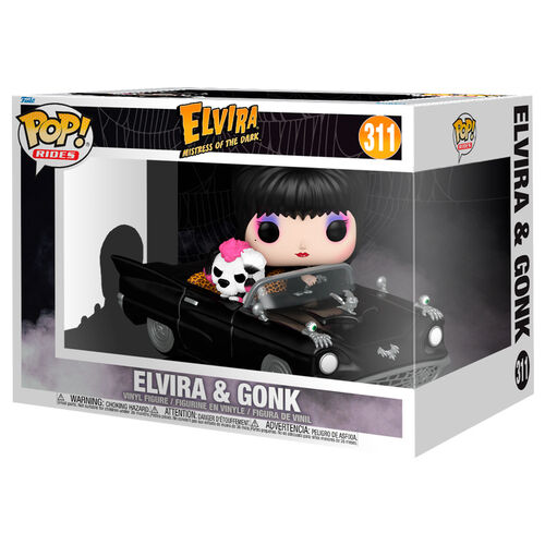 Funko POP! Rides Movies Elvira Mistress Of The Dark Elvira & Gonk #311