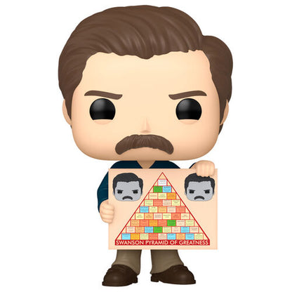 * PRÉ-RESERVA * Funko POP! Parks and Recreation Ron Swanson #1569