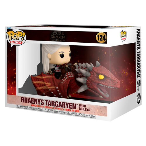 Funko POP! Rides Television GOT House Of The Dragon Rhaenys Targaryen With Meleys #124