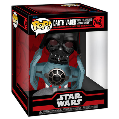 Funko POP! Rides Star Wars Darth Vader With Tie Advanced X1 Starfighter #742