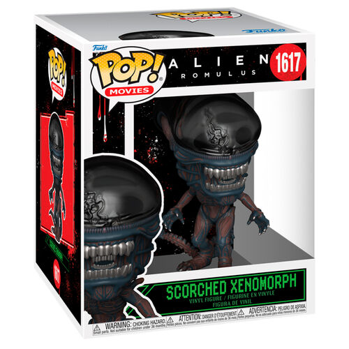 Funko POP! Movies Alien Romulus Scorched Xenomorph 6" #1617 (Super Sized POP!)