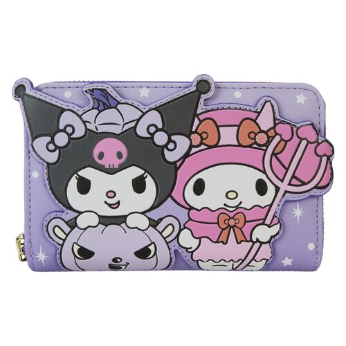 Carteira Loungefly Sanrio Kuromi Pumpkin