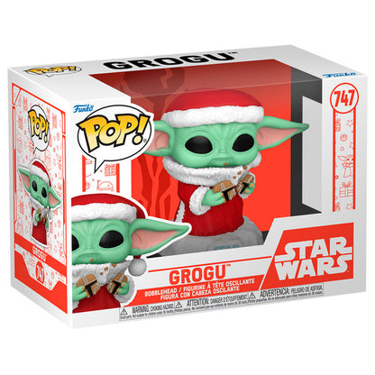 * PRÉ-RESERVA * Funko POP! Star Wars Grogu with Christmas Cookie #747