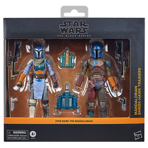 Hasbro Figura Star Wars The Mandalorian - Mandalorian & Shriek-Hawk Trainers set 2 15cm
