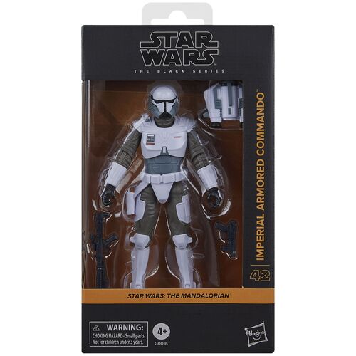 Figura de comando blindado imperial de Hasbro Star Wars The Mandalorian de 15 cm