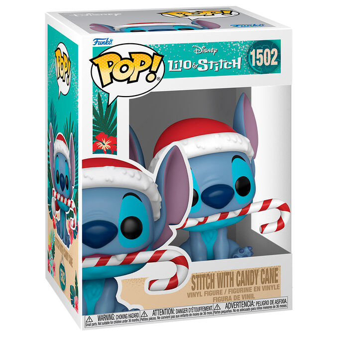 Funko POP! Disney Lilo and Stitch Stitch with Candy Cane #1502