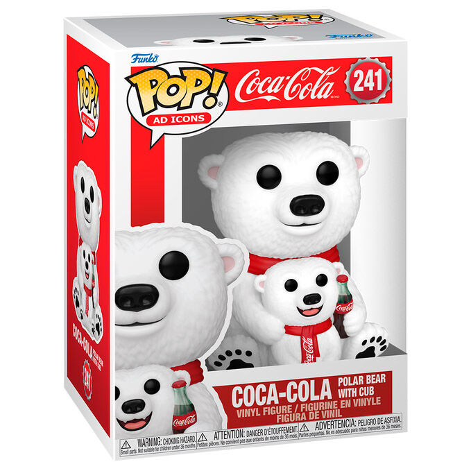 Funko POP! Coca-Cola Polar Bear with Cub #241