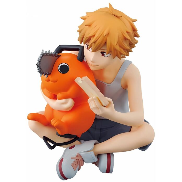 Banpresto Figura Chainsaw Man Break Time Denji & Pochita figure 7cm