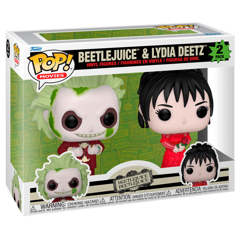 Funko POP! Beetlejuice 2 - Beetlejuice & Lydia Deetz 2 Pack