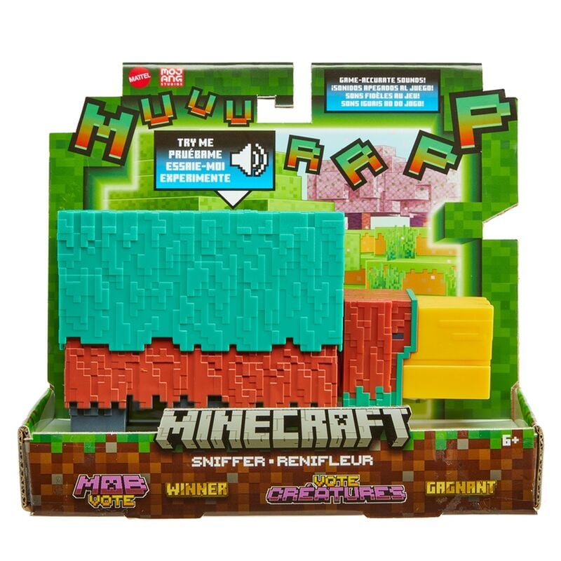 Mattel Figura Sniffer Minecraft com som 8cm