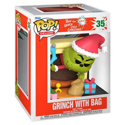 Funko POP! Funko POP! Deluxe Books How The Grinch Stole Christmas Grinch With Bag #35