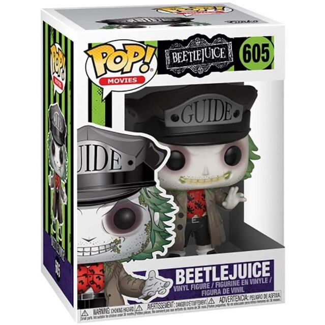 Funko POP! Películas de Beetlejuice - Beetlejuice con sombrero n.° 605