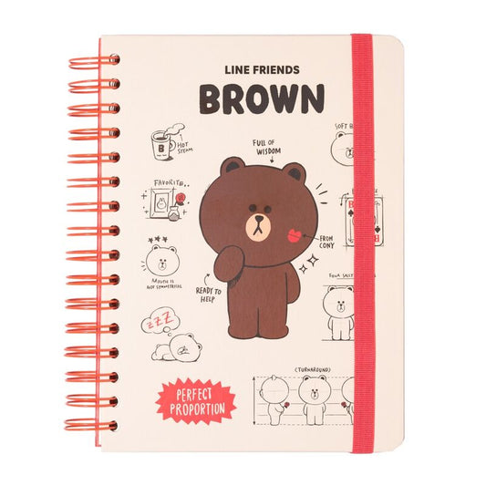 Erik Caderno A5 Line Friends
