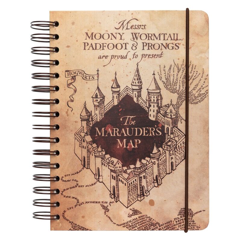 Erik Caderno Harry Potter Marauders Map A5