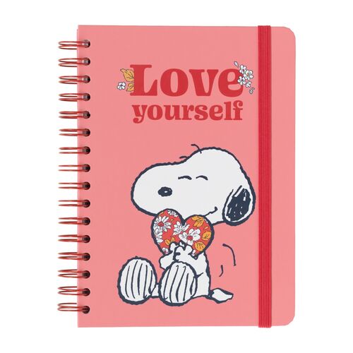 Erik Caderno Snoopy Love Yourself A5 notebook