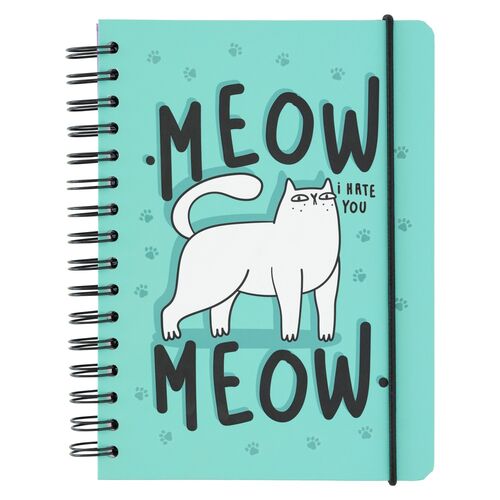 Erik Caderno Meow Meow A5 notebook