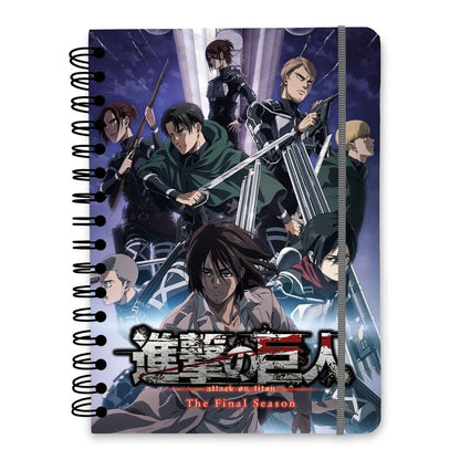 Cuaderno Erik Ataque a los Titanes A5