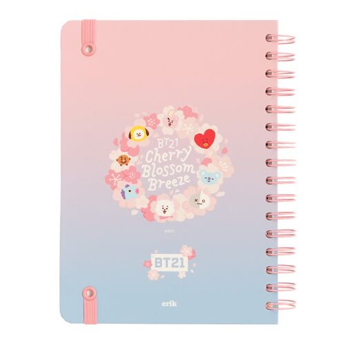 Erik Caderno BT21 Sakura A5 notebook