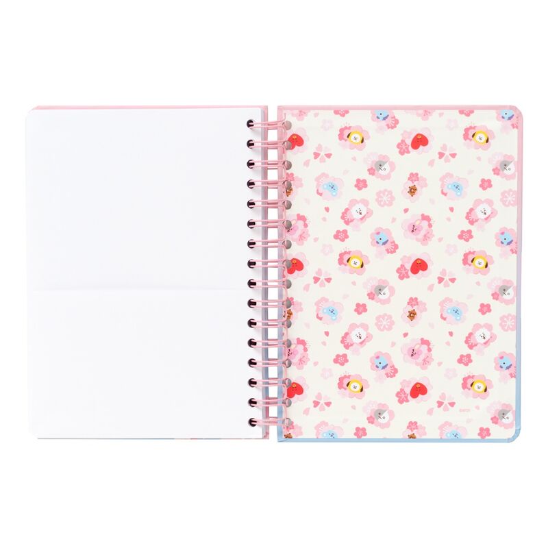 Erik Caderno BT21 Sakura A5 notebook