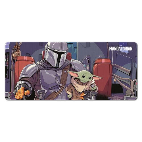 Alfombrilla de ratón Erik Star Wars Mandalorian &amp; Child 80x35cm