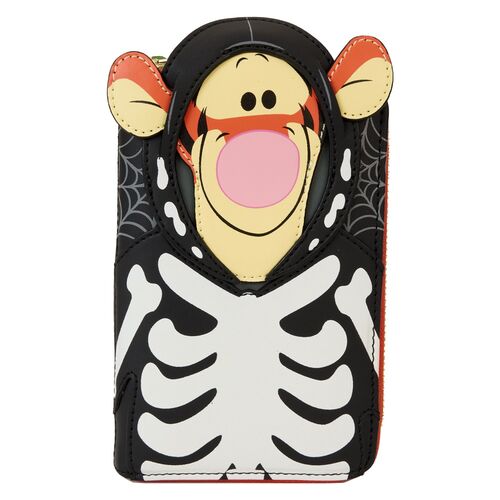 Carteira Loungefly Disney Winnie the Pooh Skeleton Tigger wallet