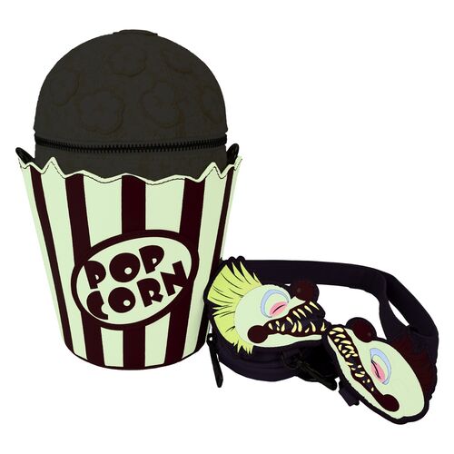 Mala a Tiracolo + Porta-Moedas Loungefly Killer Klowns Popcorn Crossbody Bag With Coin Bag