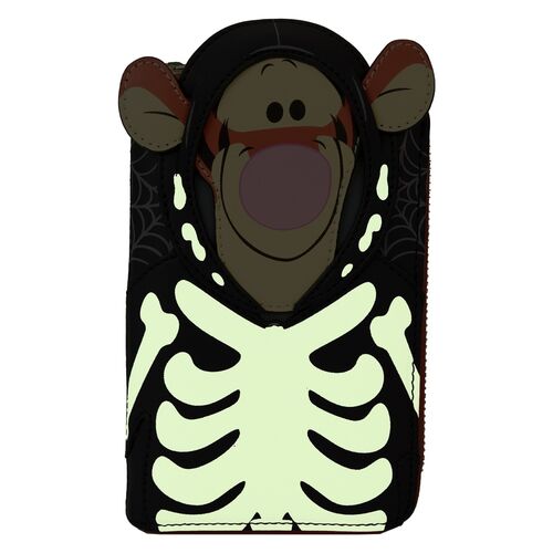 Carteira Loungefly Disney Winnie the Pooh Skeleton Tigger wallet