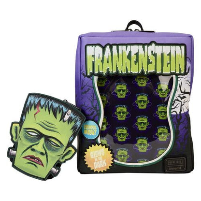 Mochila Loungefly Universal Monster Frankenstein Neon Mask backpack 28cm