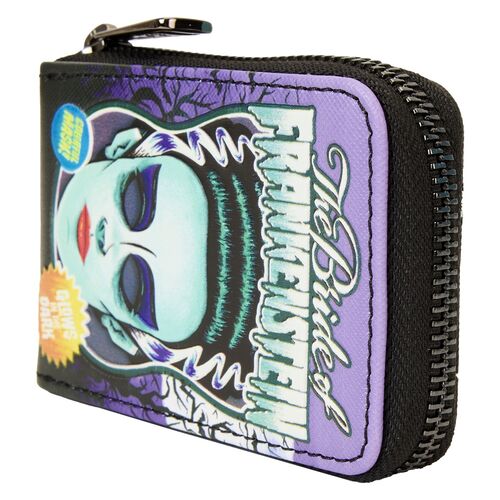 Porta-Cartões Loungefly Universal Monster Bride of Frankenstein Neon Mask card holder