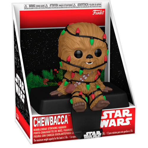 * PRÉ-RESERVA * Funko POP! Stocking Hanger Star Wars Holiday Chewbacca