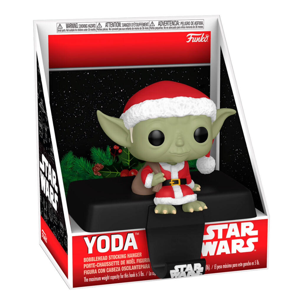 * PRÉ-RESERVA * Funko POP! Stocking Hanger Star Wars Holiday Yoda