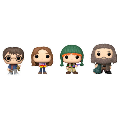 * PRÉ-RESERVA * Funko Pocket POP! Harry Potter Holiday Tree 4 Pack