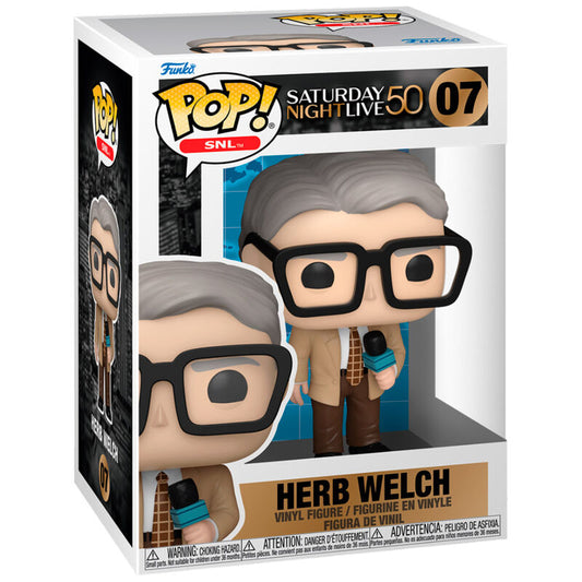 * PRÉ-RESERVA * Funko POP! Television Saturday Night Live 50th Years Herb Welch #07