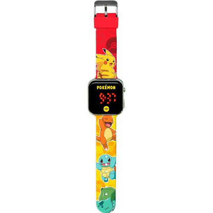 Reloj LED Pokémon con licencia para niños