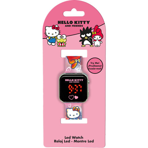 Reloj LED Hello Kitty con licencia para niños