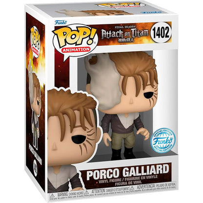 Funko Pop! Animation Attack On Titan Final Season Porco Galliard #1402 Exclusive