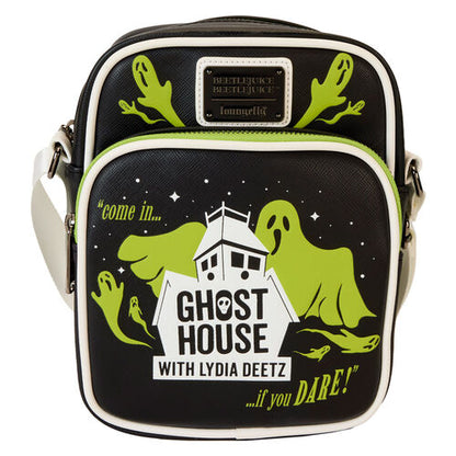 Mala de ombro Loungefly Beetlejuice 2 Ghost House shoulder bag