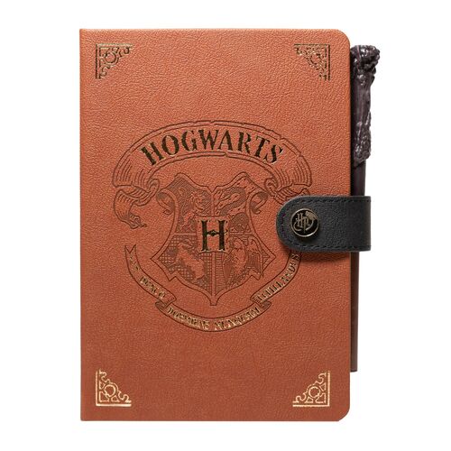 Erik Caderno Harry Potter Hogwart A5 premium notebook + wand pen