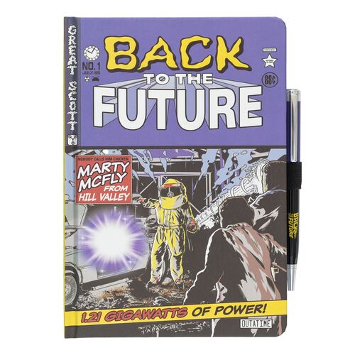 Erik Caderno Back to the Future A5 premium notebook + pen