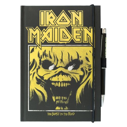 Erik Caderno Iron Maiden A5 premium notebook + projector pen