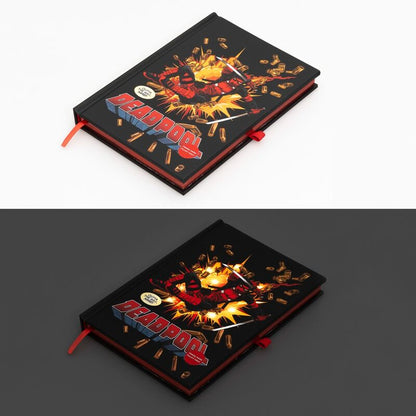 Erik Caderno Marvel Deadpool A5 premium led notebook