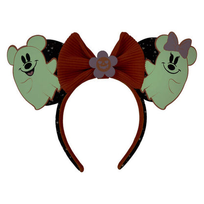 Bandolete Loungefly Disney Mickey & Minnie Floral Ghost headband