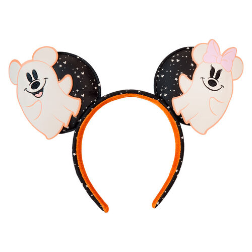 Bandolete Loungefly Disney Mickey & Minnie Floral Ghost headband