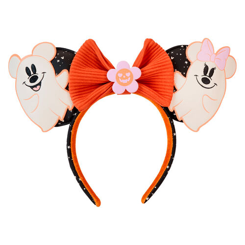 Bandolete Loungefly Disney Mickey & Minnie Floral Ghost headband