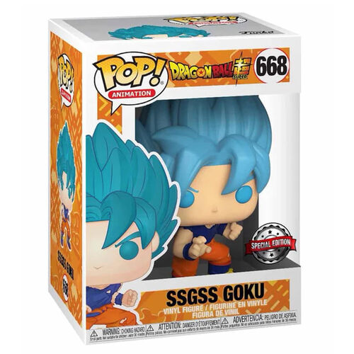 Funko Pop! Animation Dragon Ball Super SSGSS Goku #668 Exclusive