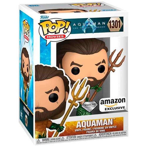 Funko Pop! Movies DC Aquaman And The Lost Kingdom Aquaman #1301 Glitter Exclusive