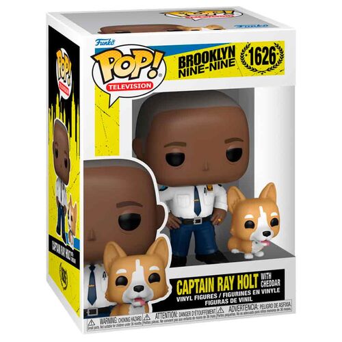 Funko POP! Television Brooklyn Nine-Nine Captain Ray Holt with Cheddar #1626