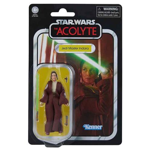Figura de Hasbro Star Wars: El Acólito Maestro Jedi Indara de 9,5 cm