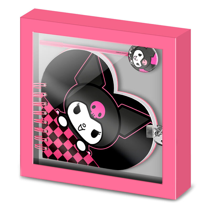 Karactermania Diary Set + Kuromi Hello Kitty Pen
